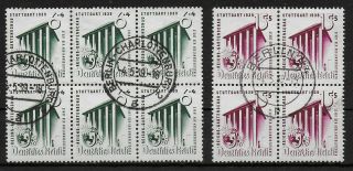 Dt.  Reich Gartenschau Stuttgart Blocks 1939 Cv $ 42.  -