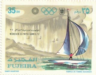 1972 Olympic Games Munich,  10 stamps and 2 sheets perf/non perf Fujairah UAE. 3