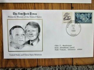 President Carter Opens Relations With Mainland China Prc York Times Cover
