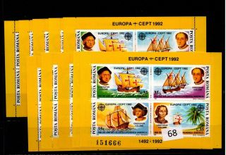 / 10x Romania - Mnh - Europa Cept 1992 - Ships - Columbus