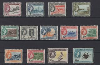 British Colonies,  Virgin Islands,  Stamps,  1956,  Mi.  111 - 123.