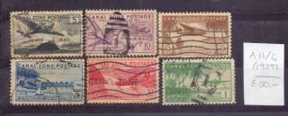 Panama Canal Zone 1939.  Air Mail Stamp.  Yt A11/16.  €50.  00