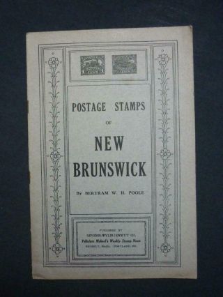 Postage Stamps Of Brunswick By Bertram W H Poole