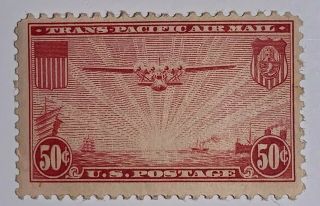 Travelstamps: 1935 Us Stamps Scott C22,  Gum,  Never Hinged,  50c