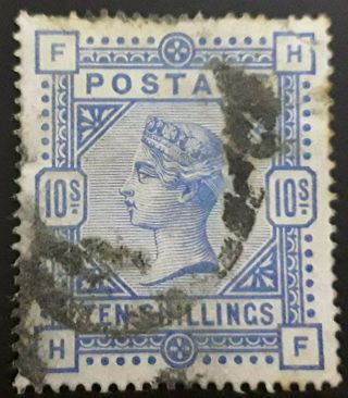 Great Britain Gb Queen Victoria Qv 1883 Sg183 10/ - Blue 