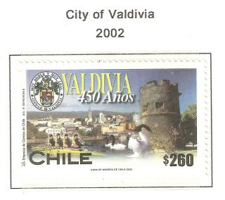 Chile Selection Of Stamps Issued Between 2002 (a) In Mnh