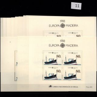 / 13x Portugal - Mnh - Europa Cept 1988 - Ships - Transports