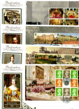 2014 Buckingham Palace Prestige Booklet Great Britain Benham Blcs Fdc X4 Vgc