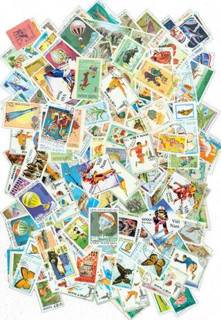 Vietnam - 610 Different Stamps [35991],  Gift