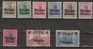 German Colony Of Cameroon Michel 1 - 6 Hinged (contains Mi5b)