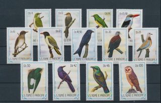 Lk55579 Sao Tome E Principe Animals Fauna Flora Birds Fine Lot Mnh