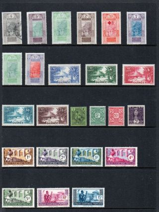 Selection Of Early Stamps From Guinea.