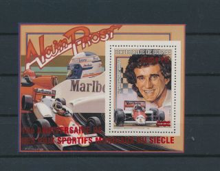 Lk48692 Guinea Alain Prost Racing Sports Cars Good Sheet Mnh