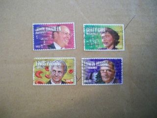 Usa,  2008 Issue,  41 Cent American Scientists (set Of 4)