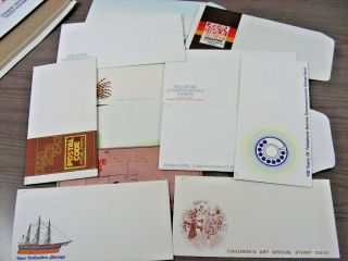 Singapore,  Nh Modern Stamps In Specialty Folders/envelopes