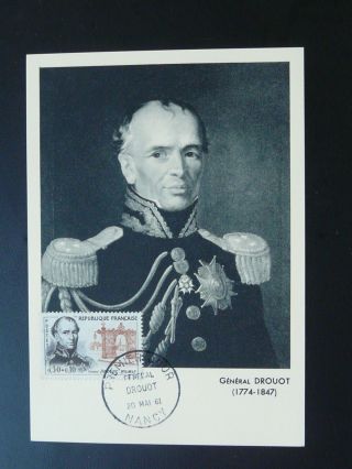 General Drouot Napoleon Army Maximum Card 1961