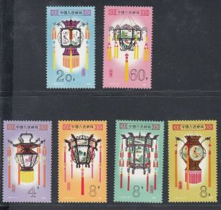 China 1981 - Never Hinged Stamps (mnh).  Mi Nr.  : 1665 - 1670.  (vg) Mv - 4248