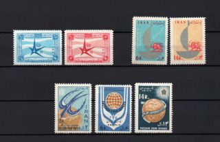 Middle East - Persia 1958 - 1963 Mnh Sets Expo 