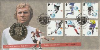 6 June 2006 World Cup Winners Bobby Moore Coin Royal Mail / Football Cover