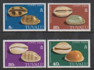 Tuvalu - 1980,  Cowrie Shells Set - Mnh - Sg 139/42