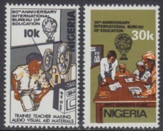 Nigeria - 1979 50th Anniv Of International Bureau Of Education (2v) - Um / Mnh