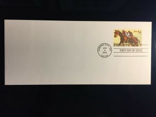 First Day Of Issue (fdc) - Seabiscuit - Stamped Envelope - Usps - Jan 4,  2010