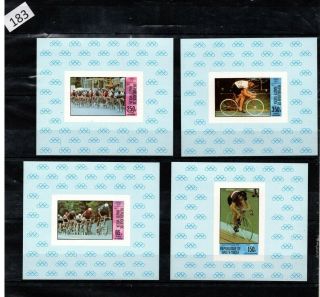 Upper Volta 1980 - Mnh - Deluxe - Olympics Moscow