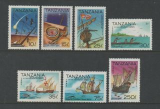 Tanzania 1992 500th Anniv Of Discovery Of America By Columbus Vf Mnh