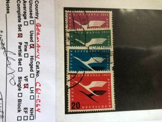 Germany Stamps Scott C61 - C4 Scv 14.  50 Bb5719