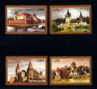 [101138] Romania 2008 Castles And Palaces Mnh