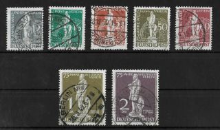 Berlin Germany 1949 Complete Set Of 7 Stamps Michel 35 - 41 Cv €320