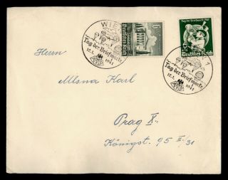 Dr Who 1941 Germany Vienna Pictorial Cancel C126983