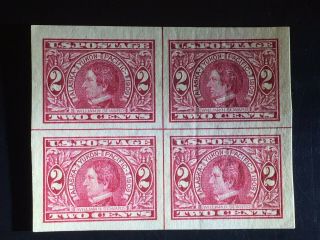United States Postage Stamp U.  S.  Scott 371 Center Block Of 4 Mnh Scv $325.  00