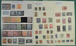 Russia Stamps Good Selection Of Early Issues On 6 Pages (r80)