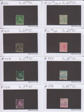 A5216: Better Barbados Stamp Collection; Cv $300,