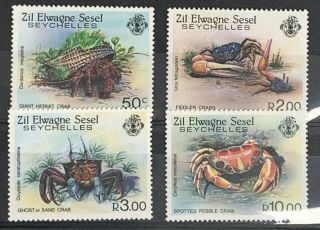 Seychelles.  Zil Elwagne Sesel,  Crabs.  1984.  Cv.  £2.  85
