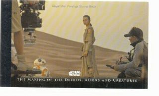 Gb Qeii 2017 Star Wars Droids,  Aliens And Creatures Prestige Booklet Dy23