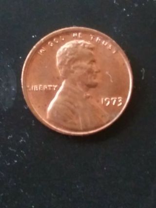 1973 Lincoln Kennedy Penny Off Center