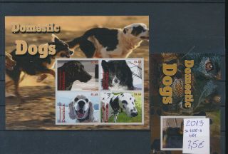 Gx02328 Dominica 2013 Pets Animals Fauna Dogs Sheets Mnh Cv 7,  5 Eur