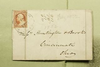 Dr Who 1858 Haven Ct F/l Imperf To Cincinnati Oh E68986