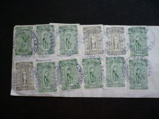 Revenues - Canada - Bc Law Stamps On Document From 1951