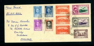 1949 Air Mail Cover To Wembley,  Middlesex (jy309)