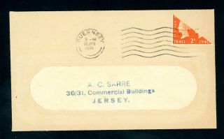 Guernsey 1941 Occupation 2d Bisect,  Commercial (b165)