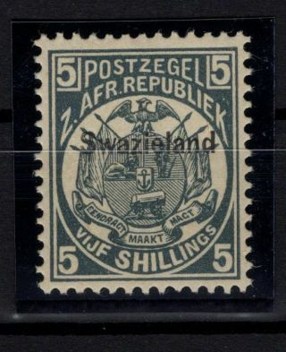 P116437/ British Swaziland / Sg 8 Mh Certificate 187 E