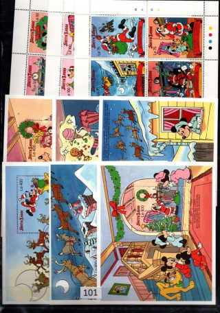 // Sierra Leone - Mnh - Disney - Cartoons - Mickey - Donald - Goofy - Christmas