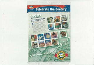 Us Stamps Sheet/postage Sct 3191 Celeb The Century 1990 