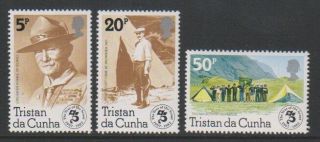 Tristan Da Cunha - 1982,  Boy Scout Movement Set - Mnh - Sg 331/3