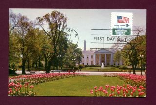 Sc.  1338a Flag Over White House Fdc - Maxi Card