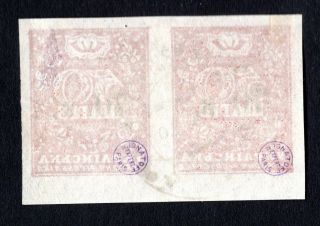 Russia 1919 stamps 10.  5.  19 Liapin 2x2 CV=500€ 2