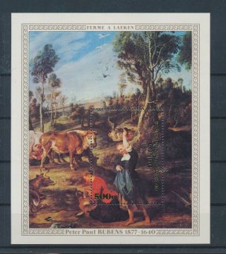 Lk56490 Congo Rubens Art Paintings Good Sheet Mnh